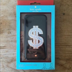 NIB Kate Spade Money Sign iPhone 5 5s case.